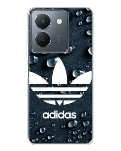 Чехол для Vivo S30 с картинкой «Adidas Trefoil Blue»