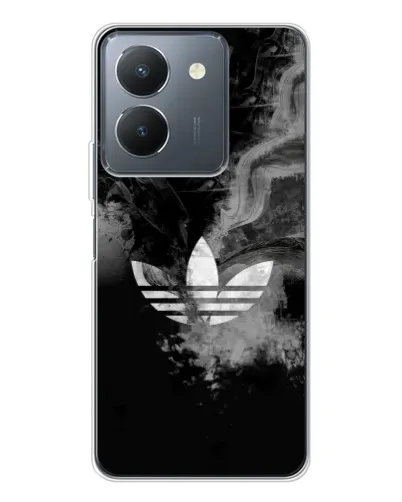 Чехол для Vivo S30 с картинкой «Абстрактный дым Adidas»