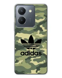 Чехол для Vivo S30 с картинкой «Милитари стиль Adidas»