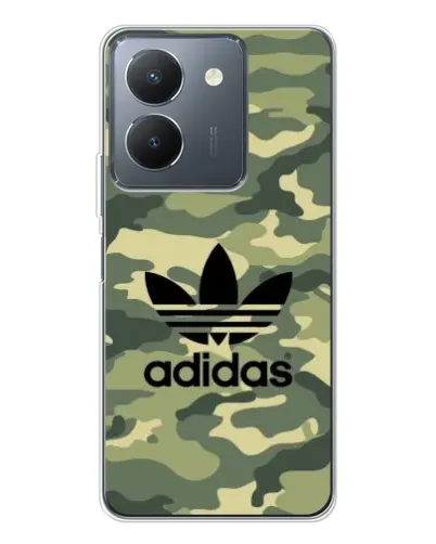 Чехол для Vivo S30 с картинкой «Милитари стиль Adidas»