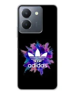 Чехол для Vivo S30 с картинкой «Взрыв красок Adidas»