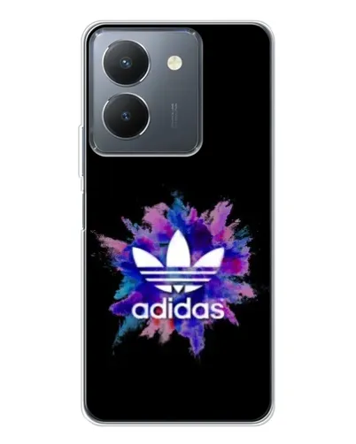 Чехол для Vivo S30 с картинкой «Взрыв красок Adidas»