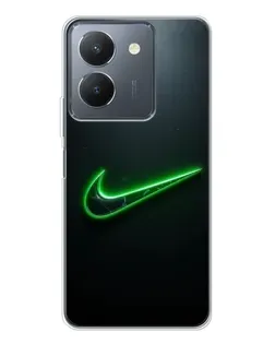 Чохол для Vivo S30 з картинкою «Неоновий контур Nike»