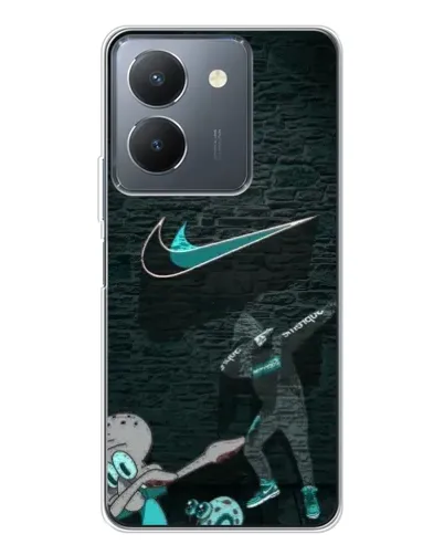 Чехол для Vivo S30 с картинкой «Спортивный арт Nike»
