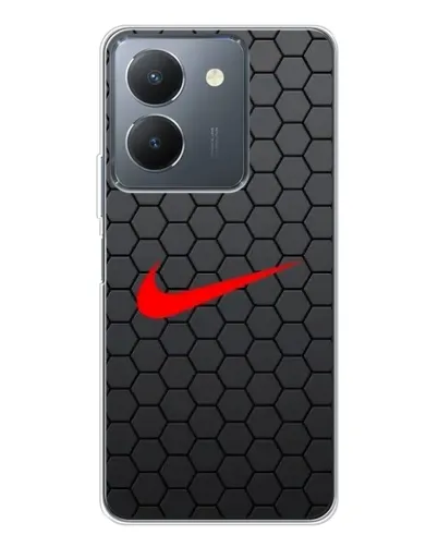 Чехол для Vivo S30 с картинкой «Nike — карбоновая сетка»