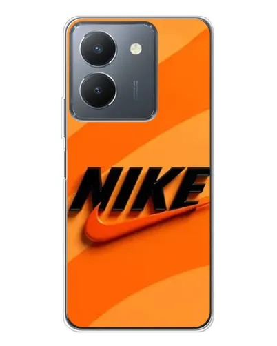 Чехол для Vivo S30 с картинкой «Оранжевый драйв Nike»