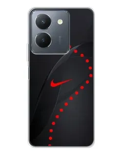 Чехол для Vivo S30 с картинкой «Абстрактный дизайн Nike»