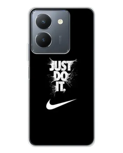 Чехол для Vivo S30 с картинкой «Текстовый принт Nike»