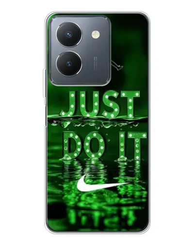 Чехол для Vivo S30 с картинкой «Зеленый неоновый Nike»