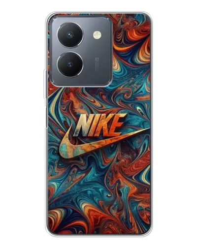 Чехол для Vivo S30 с картинкой «Nike в абстракции»