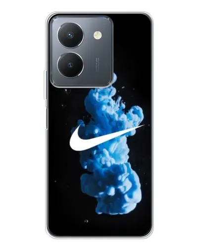 Чехол для Vivo S30 с картинкой «Nike и синий дым»