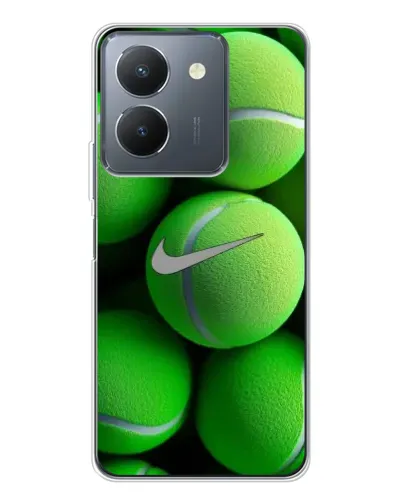 Чехол для Vivo S30 с картинкой «Теннисные мячи Найк»