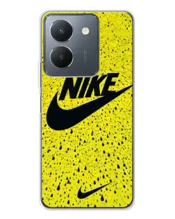 Чехол для Vivo S30 с картинкой «Желтый текстурный Nike»