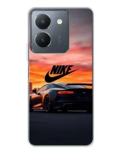 Чехол для Vivo S30 с картинкой «Nike и суперкар»