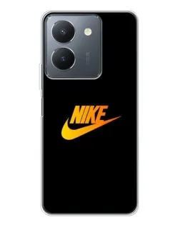 Чехол для Vivo S30 с картинкой «Золотой логотип Nike»