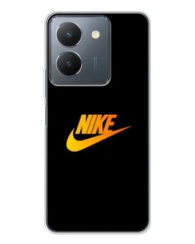 Чехол для Vivo S30 с картинкой «Золотой логотип Nike»