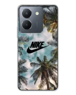 Чохол для Vivo S30 з картинкою «Тропічний принт Nike»