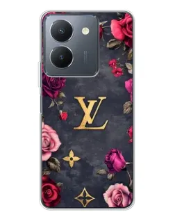 Чехол для Vivo S30 с картинкой «Цветочный Louis Vuitton»