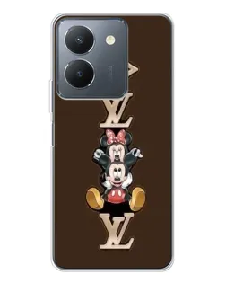 Чехол для Vivo S30 с картинкой «LV и Микки Маус»