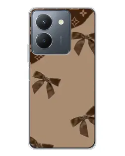 Чехол для Vivo S30 с картинкой «LV — кофейный атлас»