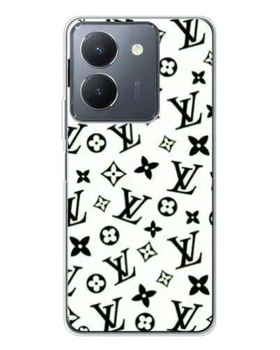 Чехол для Vivo S30 с картинкой «Монохромный хаос LV»