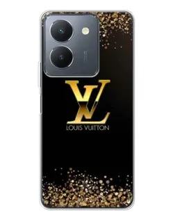 Чехол для Vivo S30 с картинкой «LV — золотые искры»