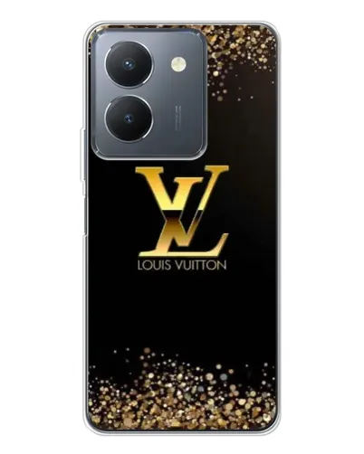 Чехол для Vivo S30 с картинкой «LV — золотые искры»