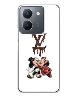 Чехол для Vivo S30 с картинкой «LV и Микки Маус»