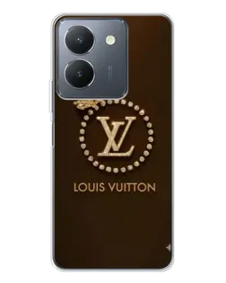 Чехол для Vivo S30 с картинкой «LV — золотая печать»