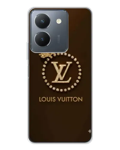 Чехол для Vivo S30 с картинкой «LV — золотая печать»