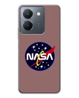 Чехол для Vivo S30 с картинкой «NASA — ретро космос»