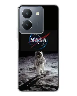 Чехол для Vivo S30 с картинкой «Астронавт на Луне»