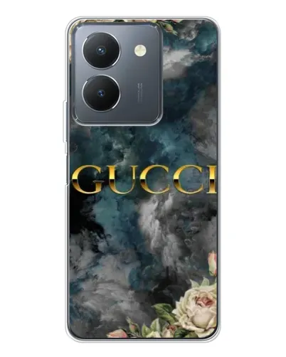 Чехол для Vivo S30 с картинкой «Абстрактные цветы Gucci» Чехол для Vivo S30 с картинкой «Абстрактные цветы Gucci»