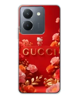 Чехол для Vivo S30 с картинкой «Gucci — золотой сад»