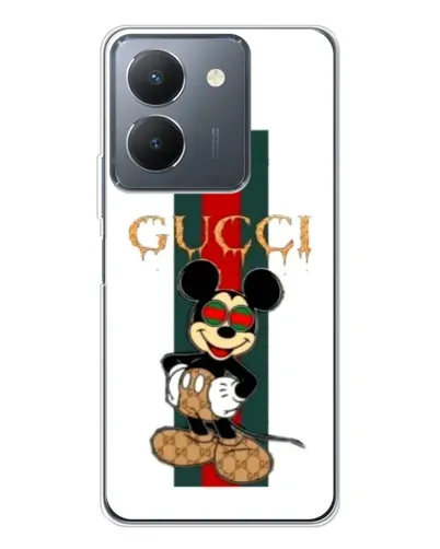 Чехол для Vivo S30 с картинкой «Микки Маус Gucci — полосы» Чехол для Vivo S30 с картинкой «Микки Маус Gucci — полосы»