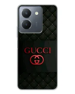 Чехол для Vivo S30 с картинкой «Gucci — стеганый черный»