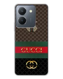 Чехол для Vivo S30 с картинкой «Gucci — брендированный десерт»