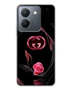 Чехол для Vivo S30 с картинкой «Gucci — неоновая роза»