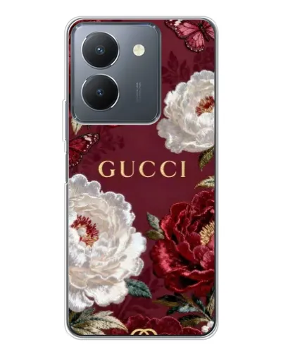 Чехол для Vivo S30 с картинкой «Gucci — бордовые розы» Чехол для Vivo S30 с картинкой «Gucci — бордовые розы»