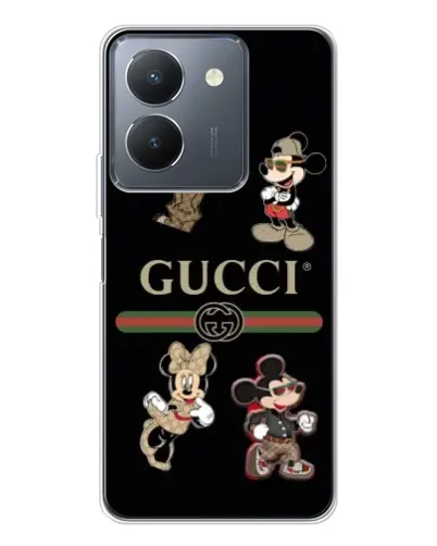 Чехол для Vivo S30 с картинкой «Gucci — герои Disney и монограмма» Чехол для Vivo S30 с картинкой «Gucci — герои Disney и монограмма»