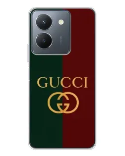 Чехол для Vivo S30 с картинкой «Gucci — темно-зеленый градиент»