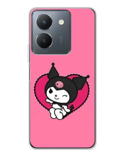 Чехол для Vivo S30 с картинкой «Kuromi — любовь в сердце» Чехол для Vivo S30 с картинкой «Kuromi — любовь в сердце»