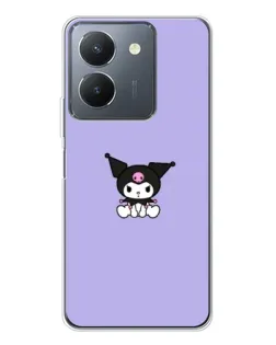 Чехол для Vivo S30 с картинкой «Kuromi — фиолетовый минимализм»