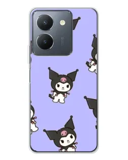 Чехол для Vivo S30 с картинкой «Паттерн с Kuromi»