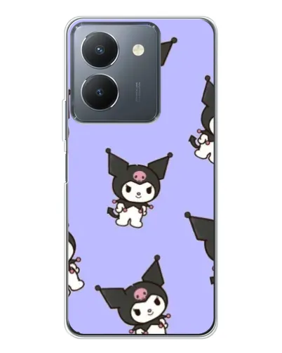 Чехол для Vivo S30 с картинкой «Паттерн с Kuromi» Чехол для Vivo S30 с картинкой «Паттерн с Kuromi»