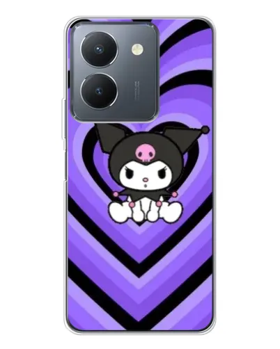 Чехол для Vivo S30 с картинкой «Kuromi и фиолетовые сердца» Чехол для Vivo S30 с картинкой «Kuromi и фиолетовые сердца»