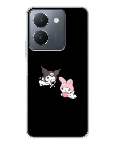 Чехол для Vivo S30 с картинкой «My Melody и Kuromi» Чехол для Vivo S30 с картинкой «My Melody и Kuromi»