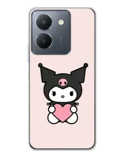 Чехол для Vivo S30 с картинкой «Kuromi и сердце»