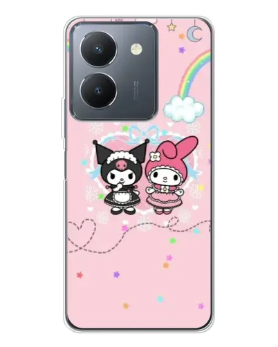 Чехол для Vivo S30 с картинкой «My Melody и Kuromi» Чехол для Vivo S30 с картинкой «My Melody и Kuromi»