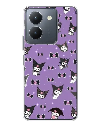 Чехол для Vivo S30 с картинкой «Kuromi — паттерн» Чехол для Vivo S30 с картинкой «Kuromi — паттерн»